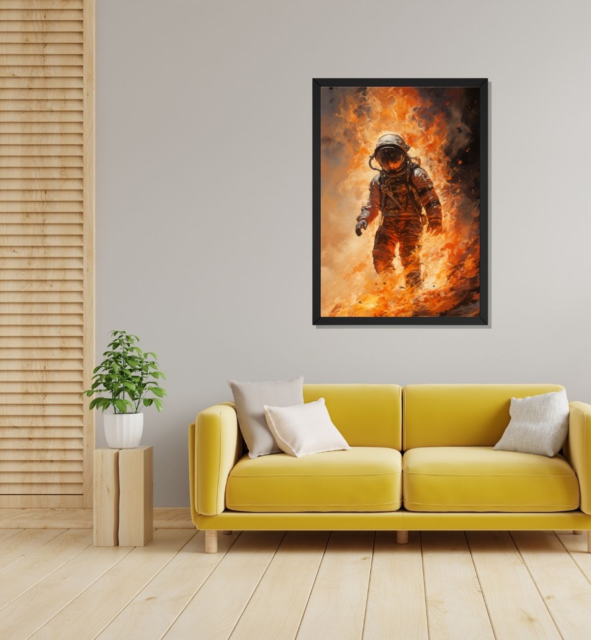 Astronot ve Alev