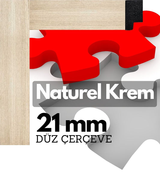 21 mm Çerçeve - NATUREL KREM