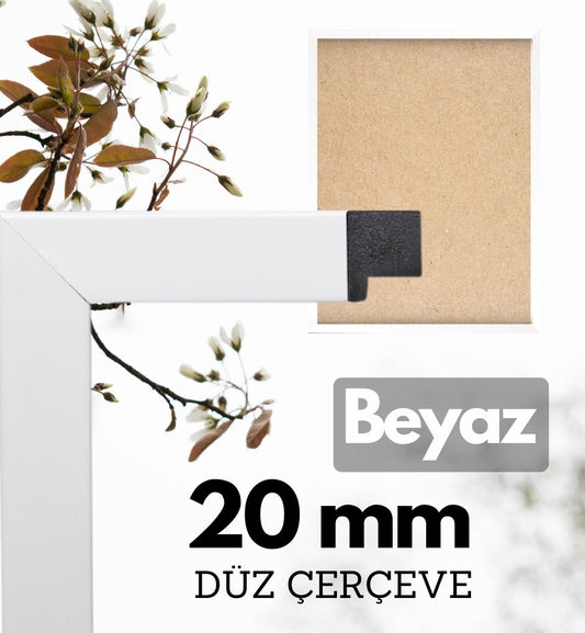 20 mm Çerçeve - BEYAZ
