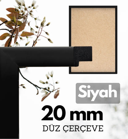 20 mm Çerçeve - SİYAH