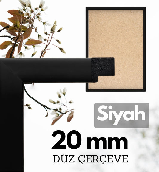 20 mm Çerçeve - SİYAH