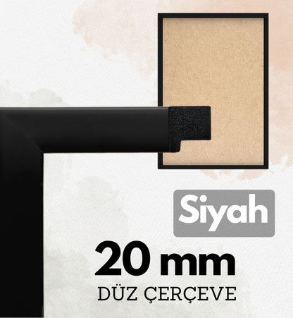 20 mm Çerçeve - SİYAH
