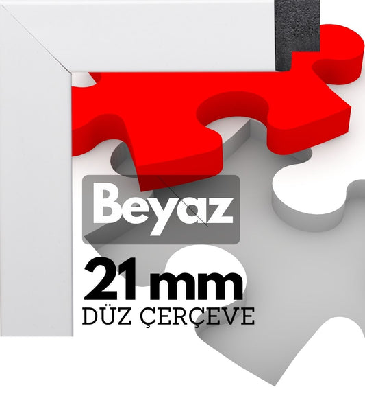 21 mm Çerçeve - BEYAZ