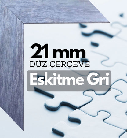 21 mm Çerçeve - ESKİTME GRİ